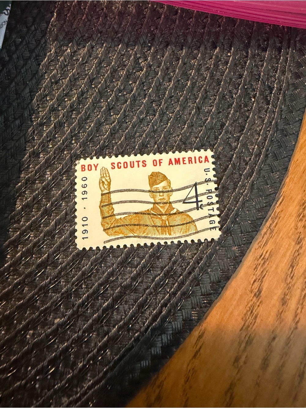 Vintage 1960 Boy Scouts of America 4 Cent Canceled Stamp